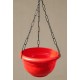 FLORA PLANTER WITH IRON CHAIN (SILVER)