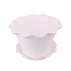 NEW ORCHID POT-14''(350)(WHITE)