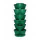 STACK A POT SET OF 5 PIECES(THREE LAYER OF POT +ONE TRAY+ONE CHAIN)(ONE LAYER=3 PLANT) 